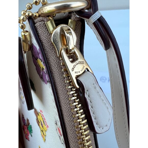 Coach purse wristlet nolita 19 spaced floral field print shoulder bag handbag - Picture 11 of 11